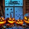 4 Sheet 45 Pieces Halloween Spider Stickers Large Scary Wall Decal